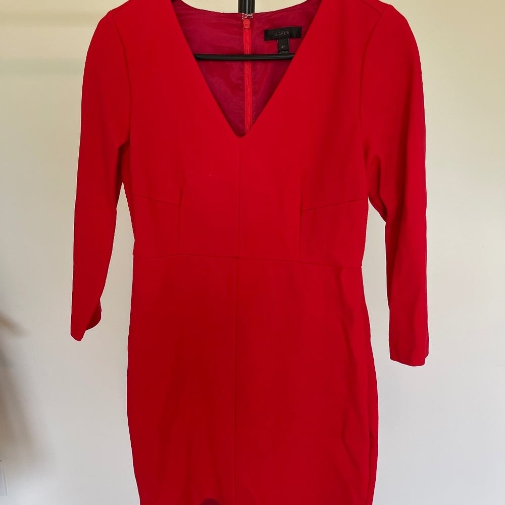 J. Crew Red Dress